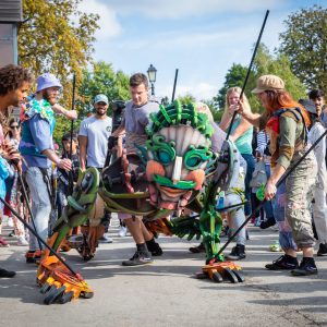 Eko crawling at BIDF - Photo Credit - Peter Lopeman